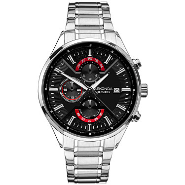 Мъжки часовник Sekonda Men's Classic Dual-Time - S-1697.00