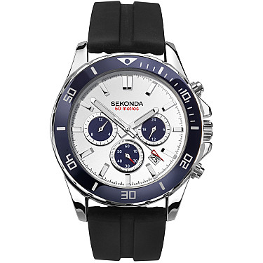 Мъжки часовник Sekonda Men's Dual-Time Sports - S-1708.00