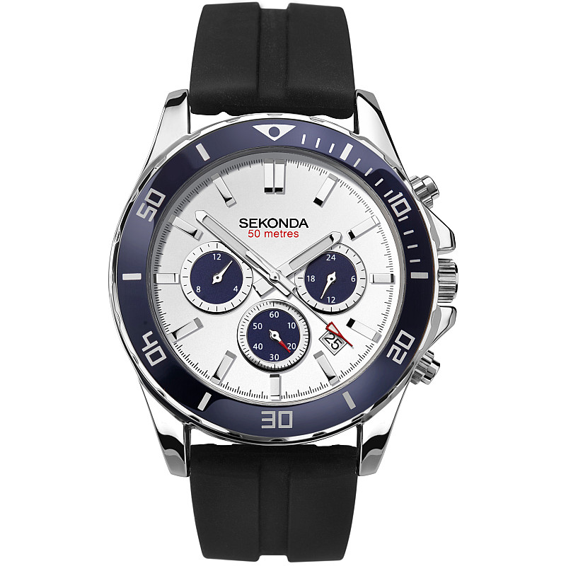 Мъжки часовник Sekonda Men's Dual-Time Sports - S-1708.00 1