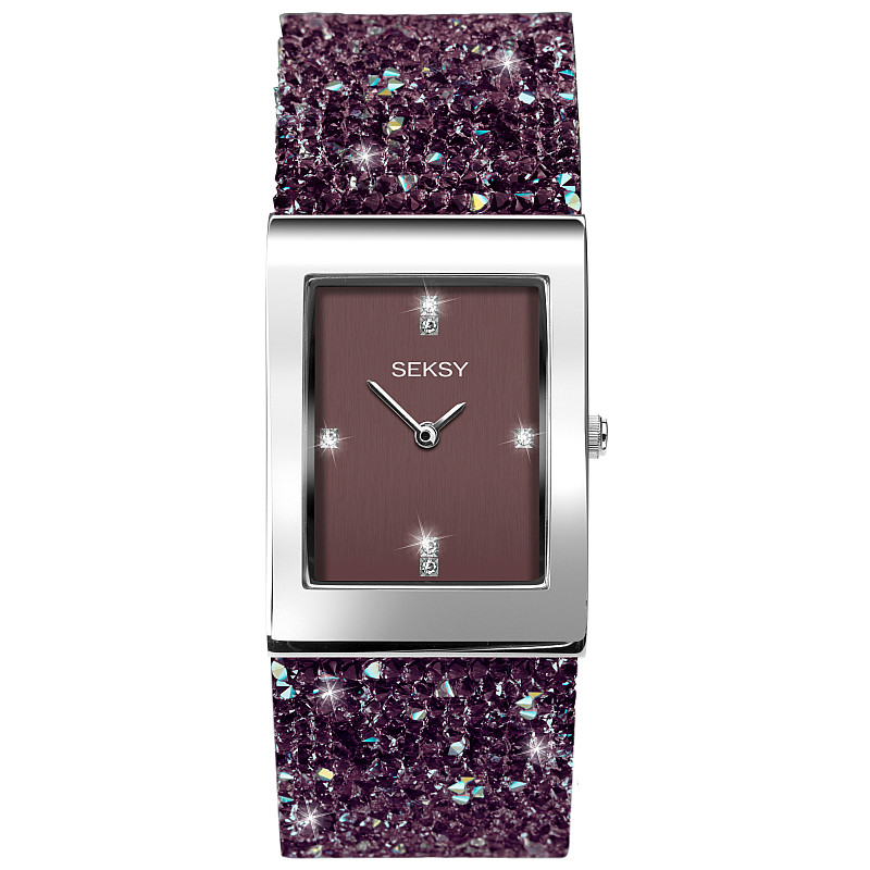 Дамски часовник Seksy Rocks Swarovski Crystals - S-2857.37