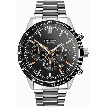 Мъжки аналогов часовник Sekonda Velocity Chronograph - S-30023.00 1