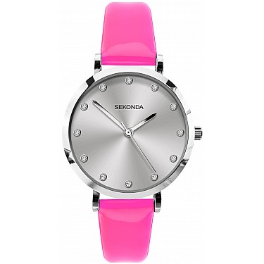 Дамски часовник Sekonda Editions Neon Pink - S-40012.00