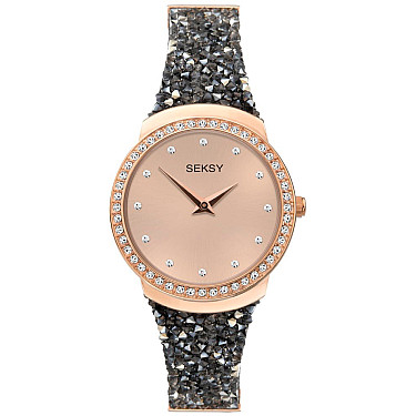 Дамски часовник Seksy Swarovski Crystals - S-40041.94