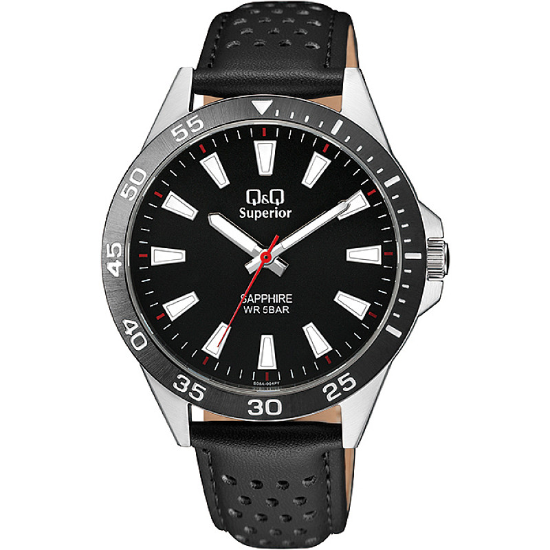 Мъжки аналогов часовник Q&Q Superior Sapphire - S08A-004PY 1