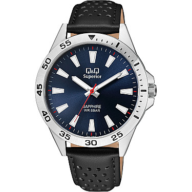 Мъжки аналогов часовник Q&Q Superior Sapphire - S08A-005PY 1