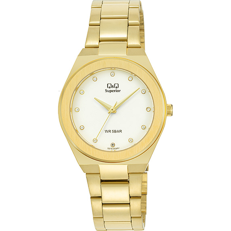 Дамски аналогов часовник Q&Q Superior - S31A-003VY 1 - Timezone-bg.com Дамски аналогов часовник Q&Q Superior - S31A-003VY 1