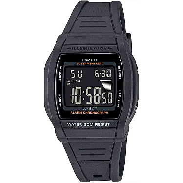 Мъжки дигитален часовник Casio - W-201-1BVEG