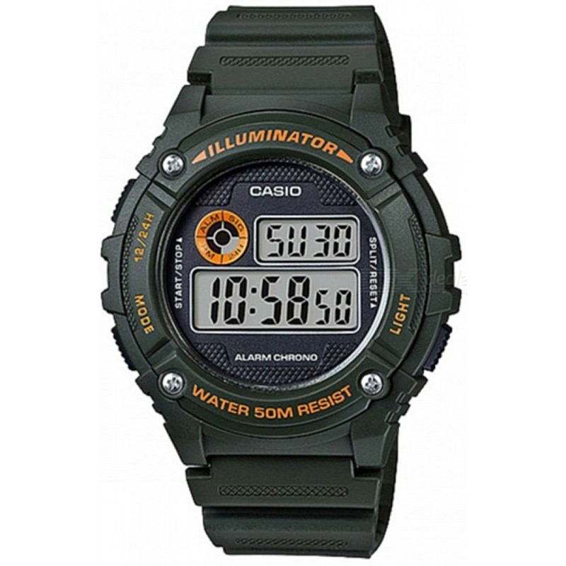 Мъжки дигитален часовник Casio - W-216H-3BVDF 1