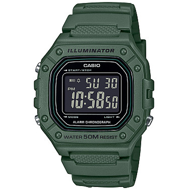 Мъжки дигитален часовник CASIO - W-218H-3BVEF