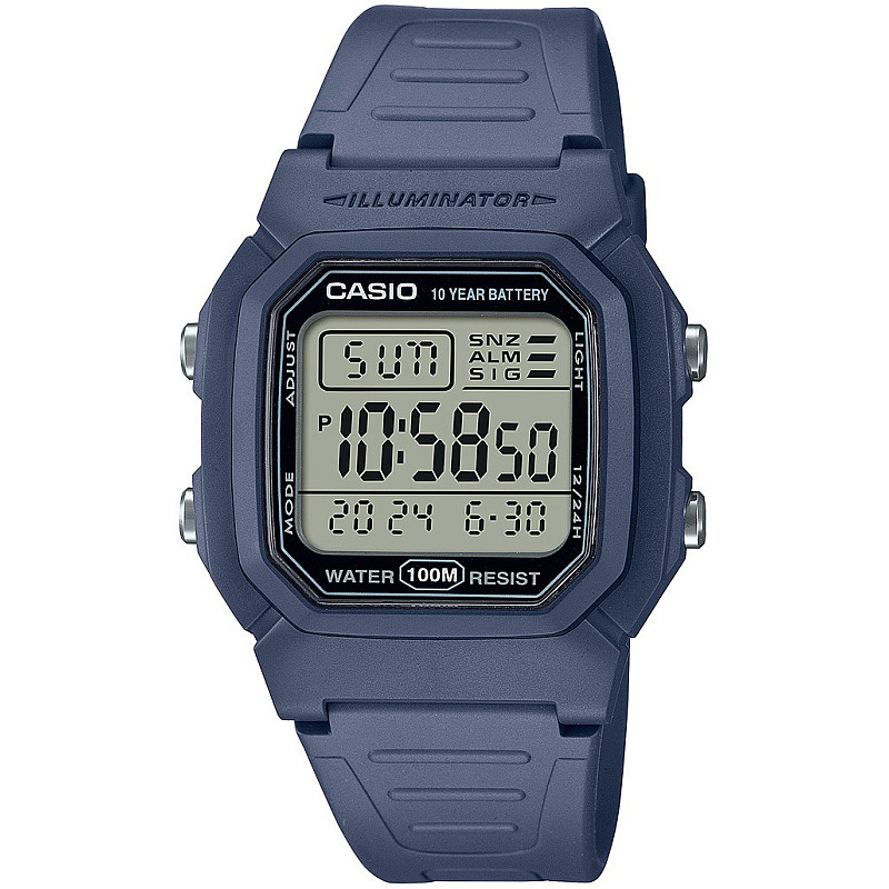 Мъжки часовник Casio - Casio Collection - W-800H-2AVES 1