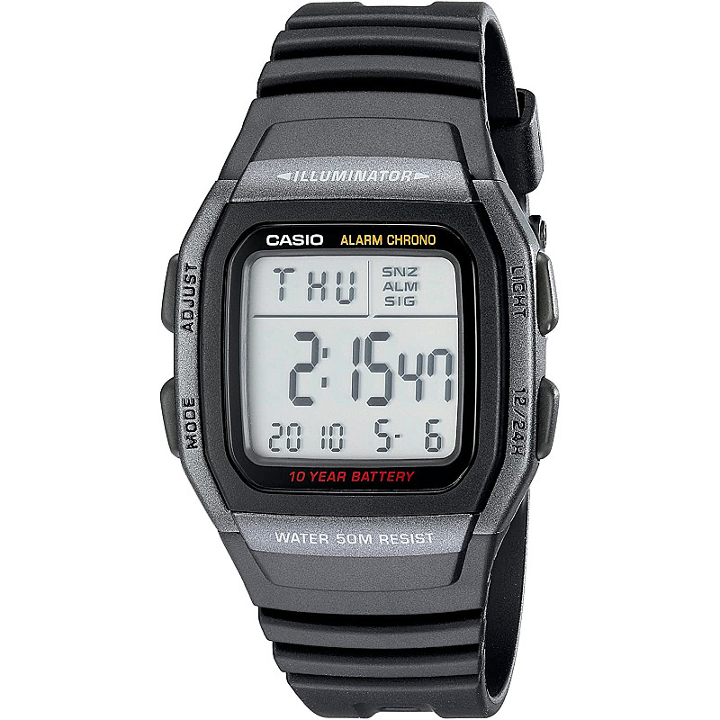 Мъжки дигитален часовник Casio - Casio Collection - W-96H-1BVDF