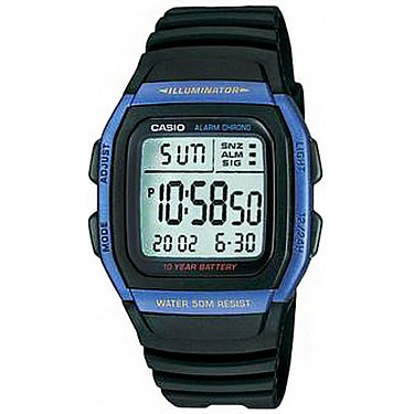 Мъжки дигитален часовник Casio - Casio Collection - W-96H-2AVDF
