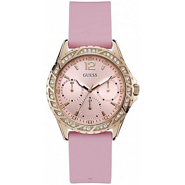 Дамски часовник Guess Sparkling Pink - W0032L9