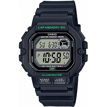 Мъжки дигитален часовник Casio - Casio Collection - WS-1400H-1AVEF
