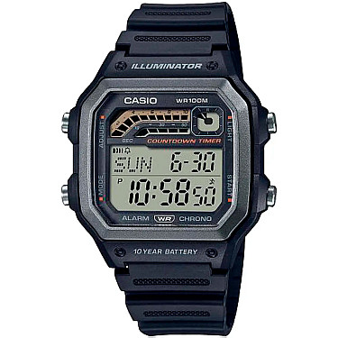 Мъжки дигитален часовник Casio - Casio Collection - WS-1600H-1AVEF