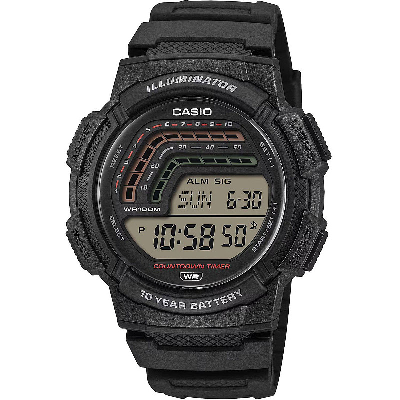 Мъжки часовник Casio - WS-1800-1AVEF - Timezone-bg.com Мъжки часовник Casio - WS-1800-1AVEF